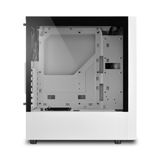  Vỏ case Sharkoon Slider RGB mầu trắng, ATX 
