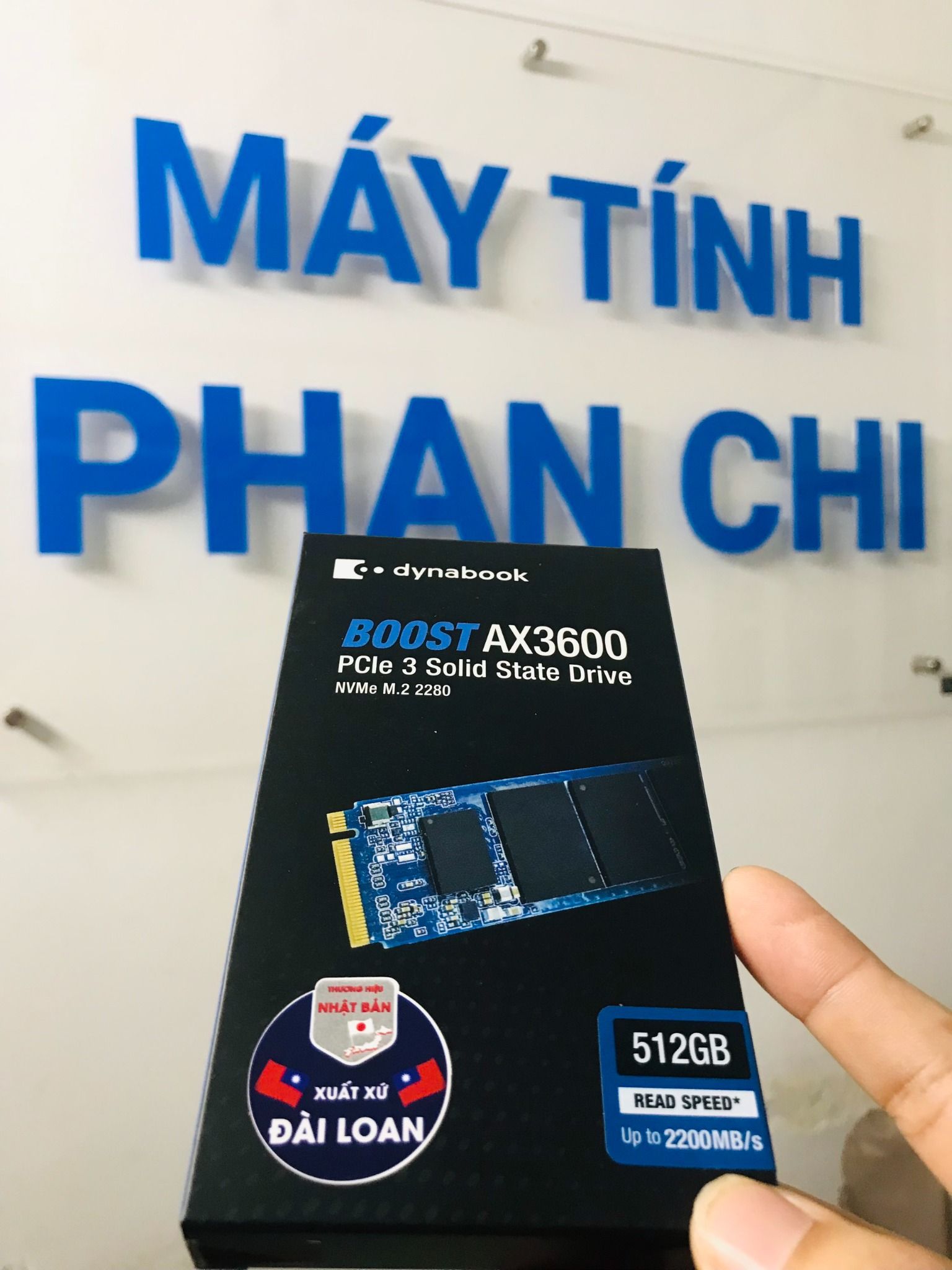  Ổ cứng SSD Dynabook AX3600 512GB M.2 NVMe PCIe Gen 3x4 