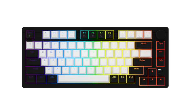  Bàn phím máy tính Dareu EK75 White-black 