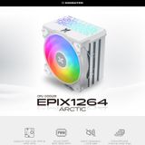  TẢN NHIỆT CPU XIGMATEK EPIX TRẮNG 1264 ARTIC (EN41587) - TDP 180W, RGB (1 FAN Z20F) 