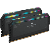 Bộ nhớ trong Corsair DDR5, 5200MHz 64GB 2x32GB DIMM,  VENGEANCE RGB Black Heatspreader, RGB LED, 1.25V 