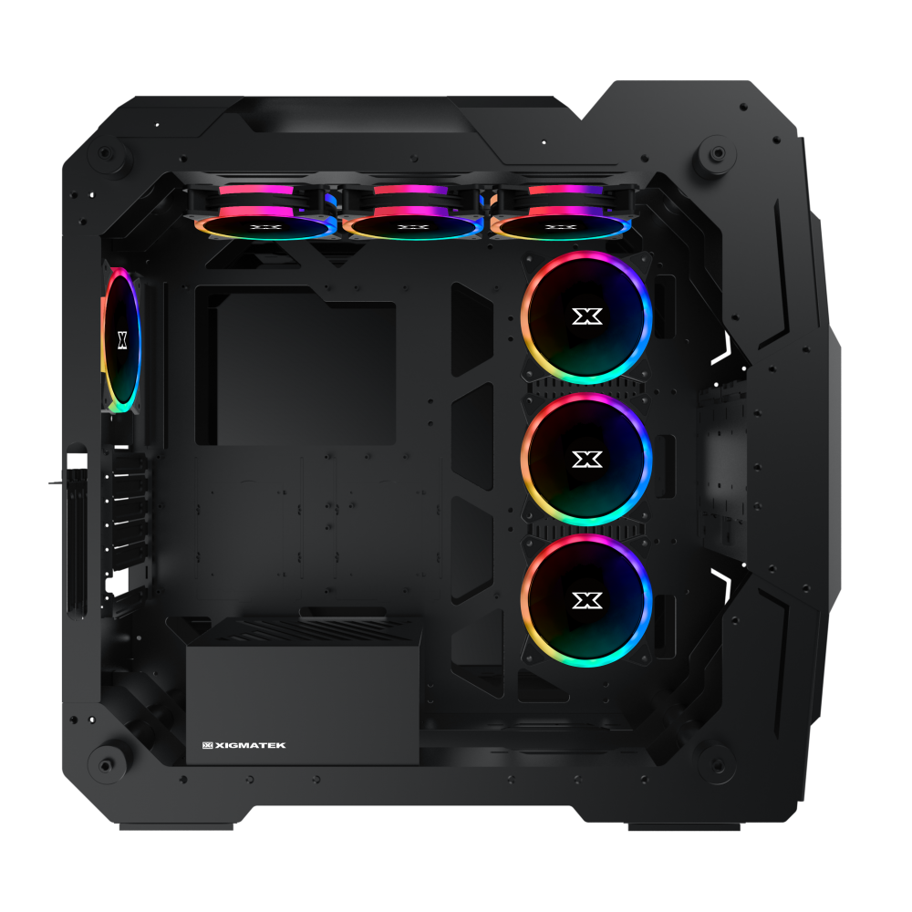  Vỏ case máy tính XIGMATEK X7 BLACK (EN46218) - PREMIUM GAMING E-ATX 