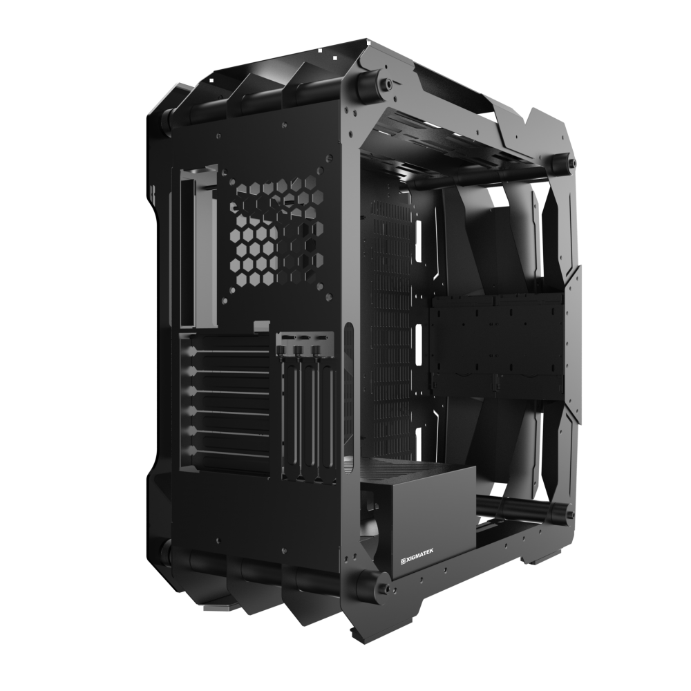  Vỏ case máy tính XIGMATEK X7 BLACK (EN46218) - PREMIUM GAMING E-ATX 