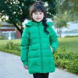  Áo Bông Nhồi LIZARD Cho Bé Gái Thiết Kế Mũ Lông Vũ J12 