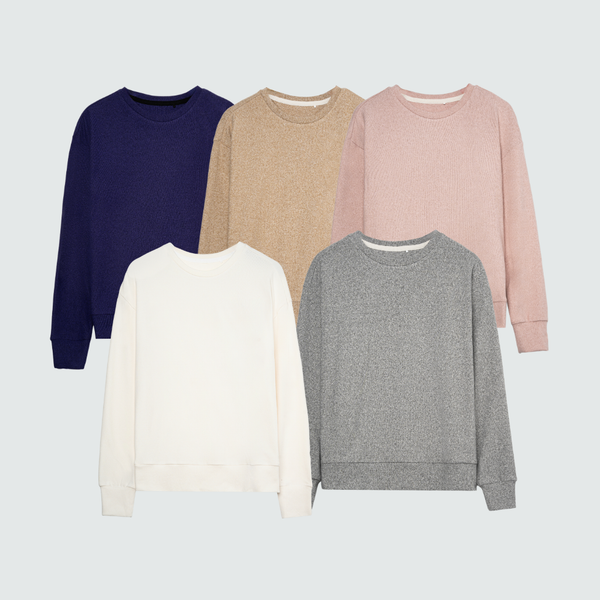  Áo Nỉ Giữ Nhiệt Nữ Form Rộng TS137 