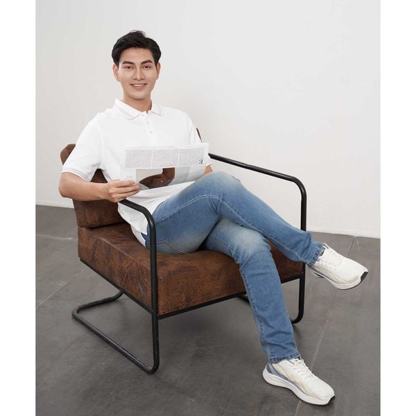  Quần jean nam cao cấp LIZARD basic co dãn - 1SP23P108 