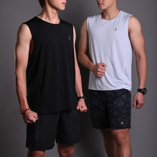  Áo ba lỗ tank top nam LIZARD thể thao tập gym co dãn 4 chiều thoáng mát - 1SP23T018 