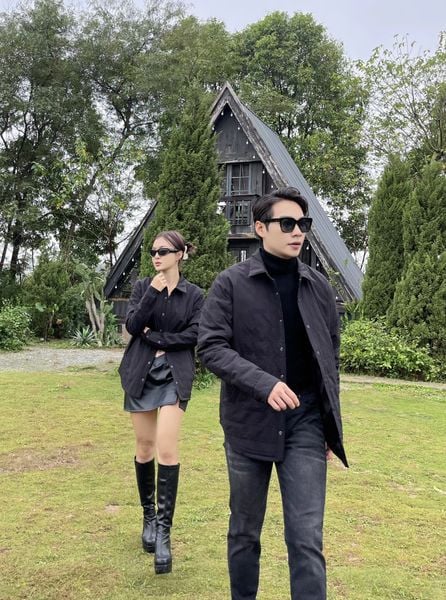  Áo khoác sơ mi chần bông LIZARD 1SW22J001 