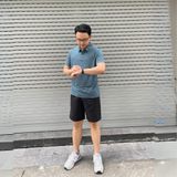  Áo polo nam cao cấp LIZARD mềm mại thoáng mát 1SP23T135 
