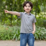  Áo polo cao cấp LIZARD chất vải Modal mềm mịn cho bé trai 4SS23T138 