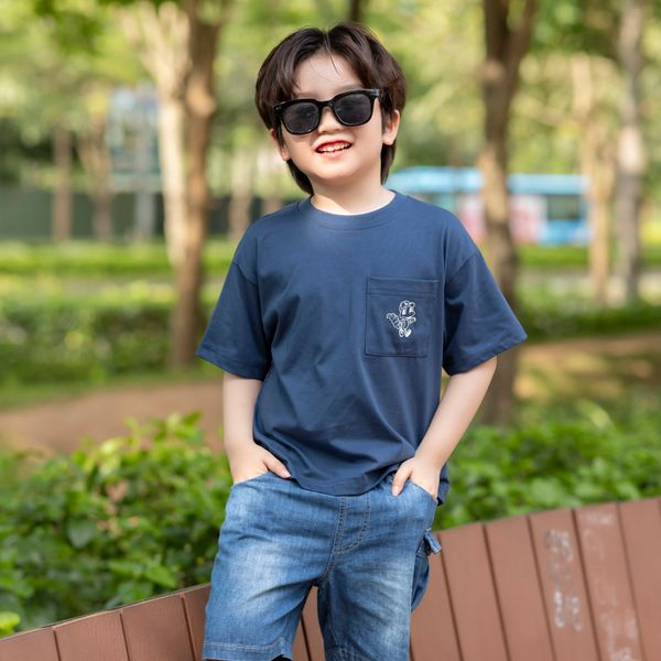  Áo T-shirt trẻ em Unisex họa tiết thằn lằn TS070 