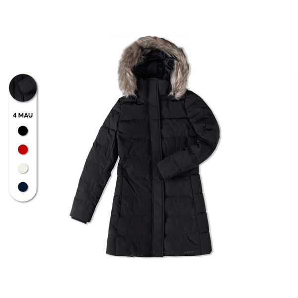  Áo Khoác LIZARD Áo Lông Vũ Dáng Dài J008 