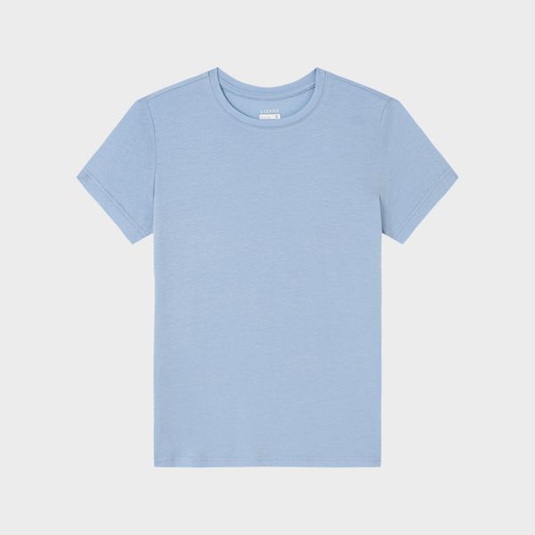  Áo thun T-Shirt nữ Cotton Modal cao cấp LIZARD co giãn, thấm hút tốt, bền màu 2SP23T046 