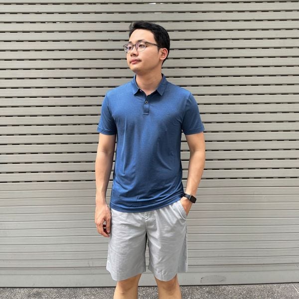  Áo polo nam cao cấp LIZARD mềm mại thoáng mát 1SP23T135 