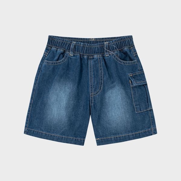  Quần short bé trai LIZARD quần short jean 4SP23S114 