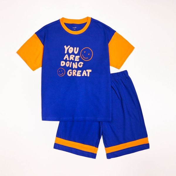  Bộ mặc nhà bé trai LIZARD 4SP23T036 1 