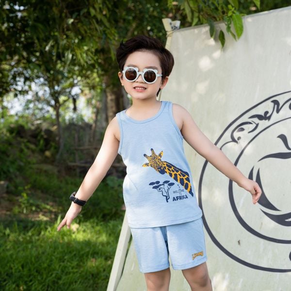  Bộ bé trai ba lỗ LIZARD 4SP23T117 