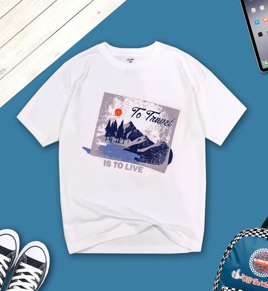  Áo T-shirt bé trai LIZARD in hình - 4SS23TS006 H12B 