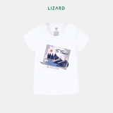  Áo T-shirt bé gái LIZARD in họa tiết To Travel 4SS23TS007 H12 