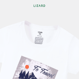  Áo T-shirt bé gái LIZARD in họa tiết To Travel 4SS23TS007 H12 