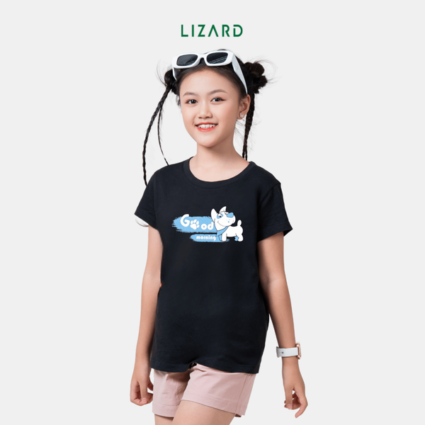  Áo T-shirt bé gái LIZARD in họa tiết Good Morning 4SS23TS007 H13 