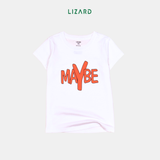  Áo T-shirt bé gái LIZARD in họa tiết Maybe H18 