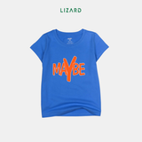  Áo T-shirt bé gái LIZARD in họa tiết Maybe H18 