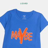  Áo T-shirt bé gái LIZARD in họa tiết Maybe H18 