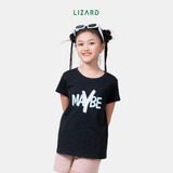 Áo T-shirt bé gái LIZARD in họa tiết Maybe H18 