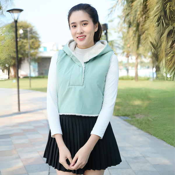  Áo Gile LIZARD Khoác Giả Lông Cừu T046 