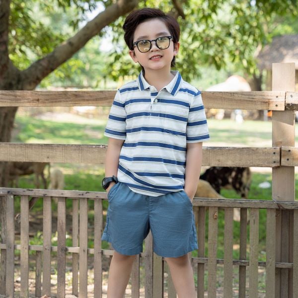  Áo polo bé trai LIZARD 5SS23-003 