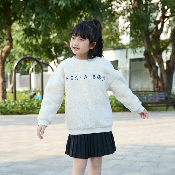  Áo Sweater LIZARD cho bé họa tiết PEEK-A-BOO W109 