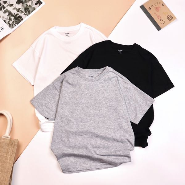  Áo thun trơn LIZARD cho Nam Bé Trai TS006 