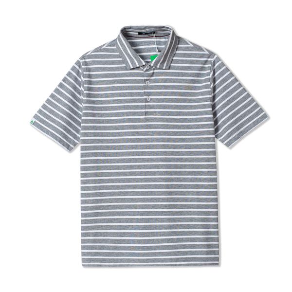 Áo polo nam cao cấp LIZARD kẻ sọc có cổ ngắn tay 1SP23T004 
