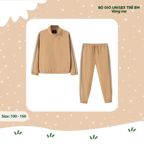  Bộ gió unisex LIZARD cao cấp cho bé trai, bé gái phong cách thể thao J002 