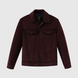  Áo khoác dạ nam dáng ngắn LIZARD chất liệu cao cấp FW23W136 