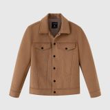  Áo khoác dạ nam dáng ngắn LIZARD chất liệu cao cấp FW23W136 