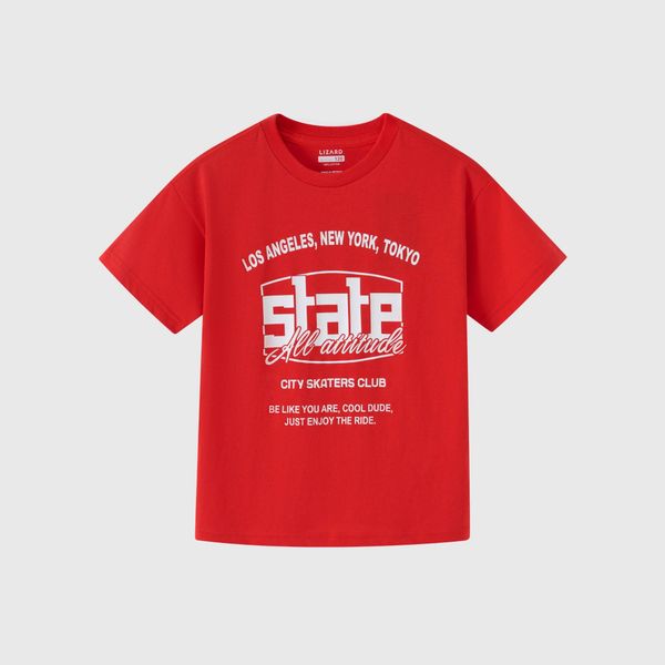  Áo T-shirt Bé Trai LIZARD in hình TS202 100% Cotton 