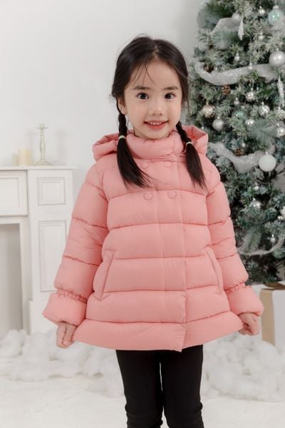  Áo phao bé gái LIZARD dáng váy siêu nhẹ 5FW22J004 