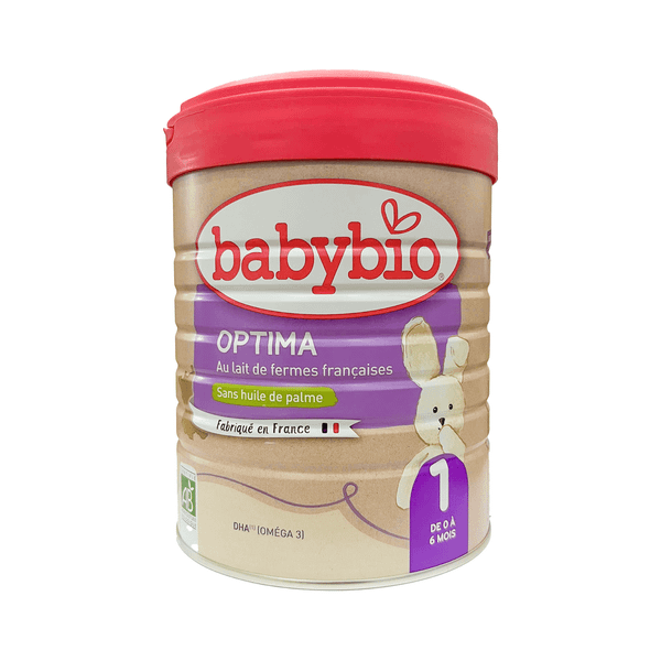 Sữa bò hữu cơ Babybio số 1 dòng Optima bổ sung lợi khuẩn 800g (0 - 6 tháng)
