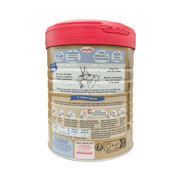 Sữa dê hữu cơ tăng trưởng Babybio số 3 800g (10 - 36 tháng )