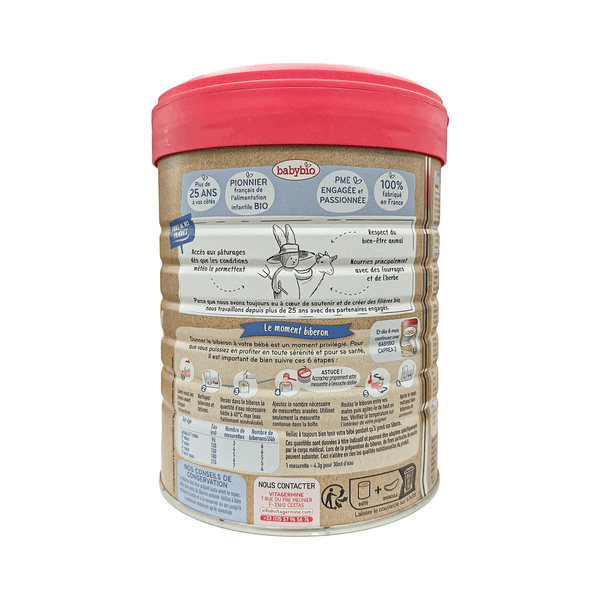 Sữa dê hữu cơ Babybio số 2 800g (6 - 12 tháng)