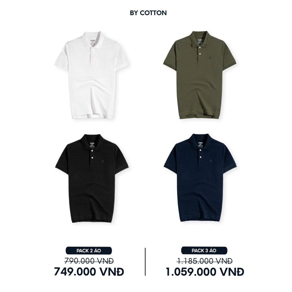 Áo Thun Polo Basic Pique 2.0 - Dark Green