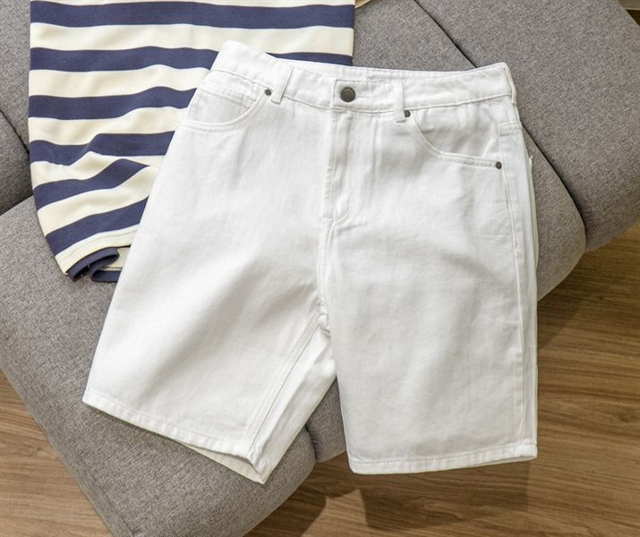 QUẦN SHORT JEANS TRẮNG