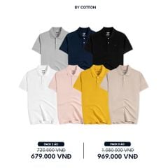 Áo Thun Polo Basic Pique 1.0 - Black