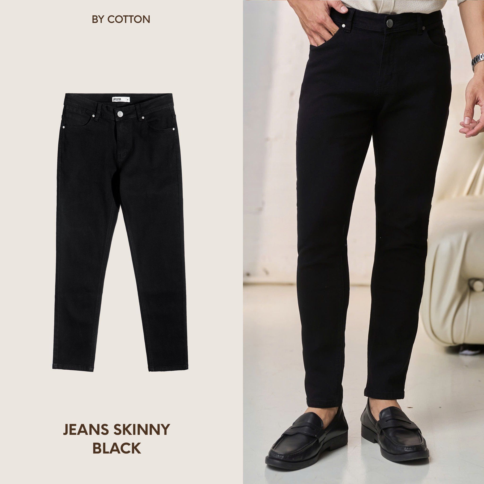 JEANS BLACK