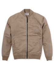 LIGHT BROWN SUEDE LEATHER JACKET BOMBER