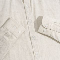 Áo Sơ Mi Nam By Cotton Linen Xám Tiêu
