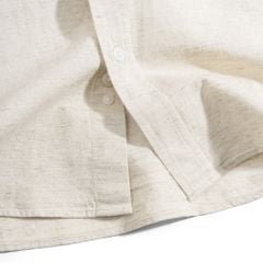 Áo Sơ Mi Nam By Cotton Linen Xám Tiêu