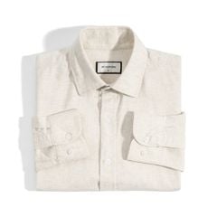 Áo Sơ Mi Nam By Cotton Linen Xám Tiêu